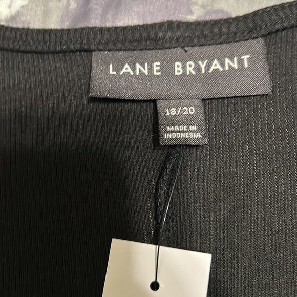 Lane Bryant Fit & Flare Short Sleeve Ribbed Dress - Picture 6 of 6